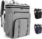 Backpack Coolers Insulated Leak Proof, 45 Cans Beach Cooler Backpack, Large Capacity Ice Chest Backpack, Waterproof Soft Cooler Bag Lunch Backpack for Men Women Camping Hiking