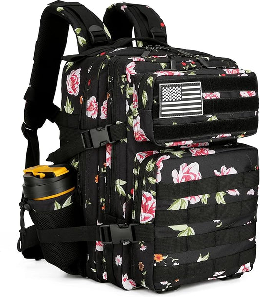 45L Military Tactical Backpack Hiking Backpacks Tactical Gear Camo Back Pack Army Molle Bag Rucksack Fitness Daypack