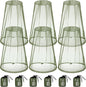 6 Pack Mosquito Head Net Bug Head Net Insects Mesh Head Net for Outdoor Face Neck Head Protecting