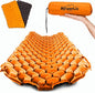 POWERLIX Ultralight Inflatable Camping Sleeping Pad - Camping Mattress for Backpacking, Hiking, Compact Lightweight Air Pad for Camping, Inflation Hand Pump Bag/Repair Kit Included