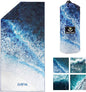 4Monster Microfiber Beach Towel Quick Dry,Super Absorbent Lightweight Travel Towel for Swimmers, Sand Free Camping Towel, Beach Towels for Pool, Swim, Water Sports,Yoga,Gym,Backpacking