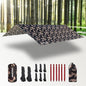 Waterproof Camping Tarp - 10X13ft Hammock Rain Fly, Ultralight & Portable & UV Protection Backpacking Tarp, Multifunctional for Outdoor Adventure, Hiking, Tent, Hammock