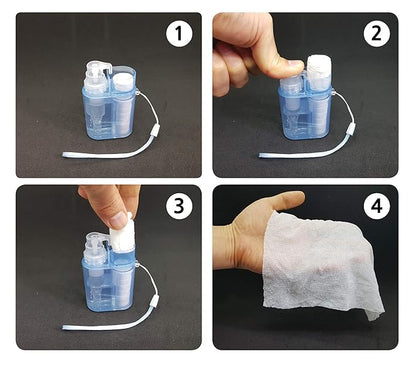 Compressed Towels Dispenser - Camping Wet Towels, Toilet Paper, Baby Wipes, Coin Tissues, Compressed Disposable Napkins