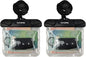 2Pack Waterproof Car Key FOB Case Floating Wallet Pouch for Remote Keys ID Credit Card Cash Money Submersible Dry Bag Holder (2, Transparent + Transparent)