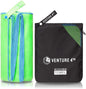 VENTURE 4TH Quick Dry Travel Towel - Fast Drying Ultra Soft Microfiber Towels - Essential for Camping, Backpacking, Yoga, Swimming, Gym, Sports and Beach - 3 Compact Sizes