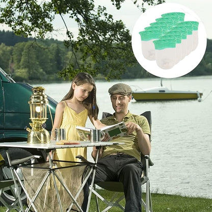 20 Pcs Propane Lanterns Mantles Gas Lamp Mantles Gas Lantern Mantles Propane Lantern Covers Mantles U-Shape Gas Lamp Mantles for Outdoor Camping Lantern
