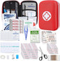 277PCS First Aid Kit for Home Emergency Kit Home Supplies First Aid Kits for Car Camping Essentials for Adventures Boat Public Red Monoki