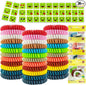 36 Pack Mosquito Repellent Bracelets, Individually Wrapped DEET-Free Insect & Bug Repellent Wristbands with 60 Pcs Mosquito Repellent Stickers for Kids & Adults Outdoor Camping Fishing Traveling