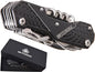 14 Tools in One Black Pocket Knife