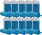 10 Pack Cooling Towels Bulk Microfiber Ice Towel Quick Dry Breathable Chilly Sweat Towel Stay Cool Towel for Neck Face Yoga Gym Workout Running Pilates Beach with Carabin Bag, 40x12'', Blue
