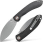 Vosteed EDC Knife, 3.26" Lightweight Folding Pocket Knife with Clip for Men and Women, Modern Shilin Cutter with Nitro-V Steel Blade, Micarta Handle for Camping, Hiking-Nightshade Series