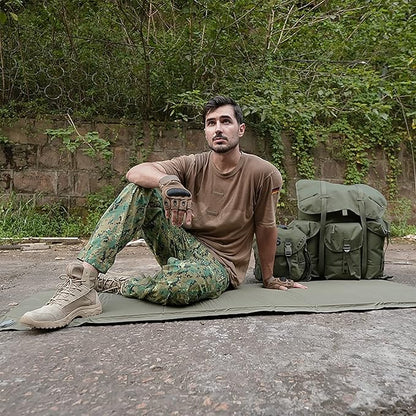 MT Military Army Alice Embedded Air Self-Inflating Camp Mat Olive Drab