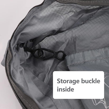 20L Ultra Lightweight Foldable Backpack Small Hiking Rucksack Ultralight Water Resistant Travel Packable Daypack for Men Women for Outdoor Sport Travelling Walking Hiking Camping Biking (Gray A)