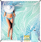 AISPARKY Beach Blanket Waterproof Sandproof Quick Drying Beach Mat Extra Large Outdoor Picnic Blanket for Travel Camping Hiking