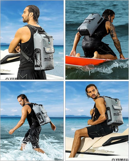 IDRYBAG Dry Bag Backpack Waterproof Floating 20L/30L/40L, Dry Bags Waterproof Backpack for Men, Dry Sack Waterproof Bag