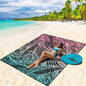 Beach Blanket Waterproof Sandproof Beach Mat 79" X 83" /10'x9'for 2-8 Adults Quick Drying Outdoor Picnic Mat Beach Accessories for Travel, Camping, Hiking