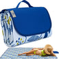 Beach Blanket Picnic Blanket Outdoor Mat Extra Large Waterproof Sand Proof Camping Blanket Lightweight Folding Portable Travel Blanket for Family Park Beach Grass, 79"x57"