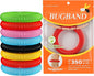 24 Pack Mosquito Bracelets, Mosquito Bracelets Outdoor for Adults and Kids, Individually Wrapped DEET-Free Waterproof Bands
