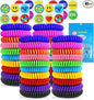 40 Pack Mosquito Repellent Bracelets, Individually Wrapped DEET-Free Insect & Bug Repellent Wrist Bands for Kids & Adults Outdoor Camping Fishing Traveling