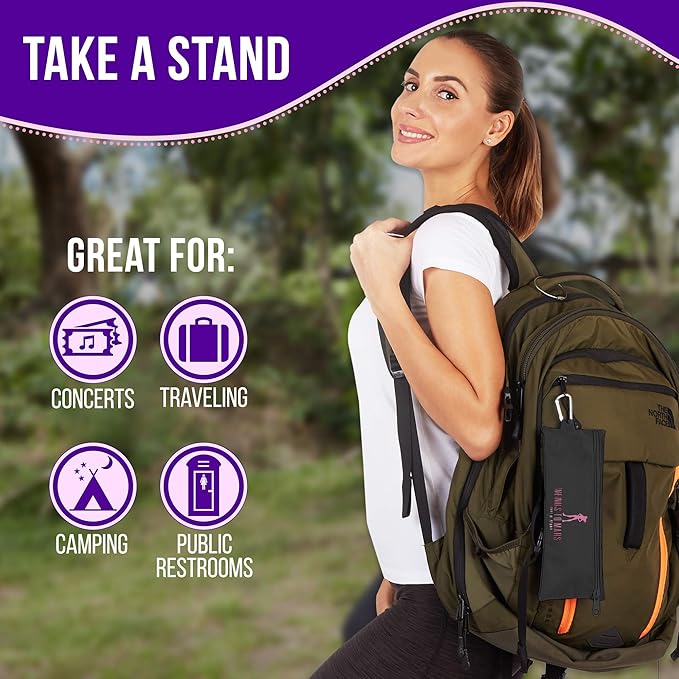 VENUS TO MARS Female Urinal | Female Urination Device | Womens Pee Funnel for Camping - Car - Travel - Festivals - Porta Potty - Outdoor Activities