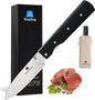 4.5" Folding Utility Knife 440A Stainless Steel Blade G10 Handle Pocket Foldable Fruit knife peeling knife for Outdoor Camping Activities