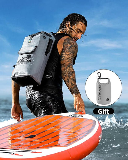 IDRYBAG Dry Bag Backpack Waterproof Floating 20L/30L/40L, Dry Bags Waterproof Backpack for Men, Dry Sack Waterproof Bag