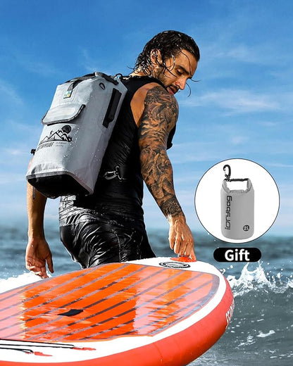 IDRYBAG Dry Bag Backpack Waterproof Floating 20L/30L/40L, Dry Bags Waterproof Backpack for Men, Dry Sack Waterproof Bag