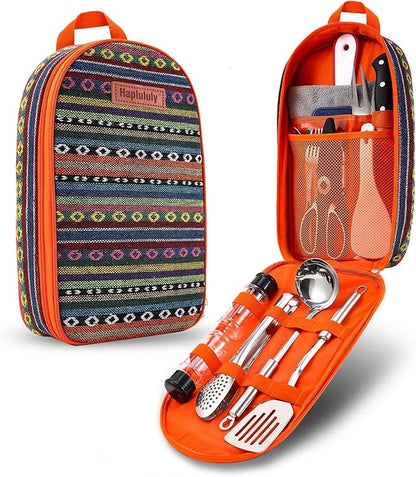 Camping Essentials Camping Accessories Gear Must Haves Camper Tent Camping Kitchen Rv Cooking Set Camping Cooking Utensils Set Supplies Gadgets Outdoor Stove Portable Picnic Gifts BBQ Stuff