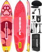11'6×35" Super Wide Inflatable Stand Up Paddle Board, Ultra Stable Wide SUP for 2+1 People/Family/Big Size, 100L Backpack, All-Round Sup Board, US Big Fin