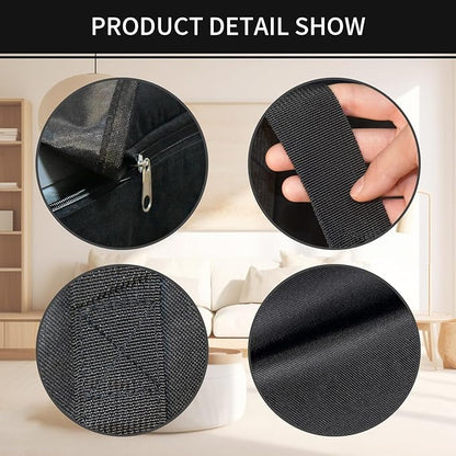 Mupera Portable Toilet Storage Bag - Durable Carrying Bag for RV Travel Potty 5.3 Gallon, Camping Toilet Storage Bag Double Layer with Lining, Bag for Portable Toilet Protector and Easy Transport