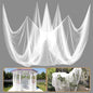 2 Pcs Mosquito Net for Patio - 10Ft x 13Ft for Each Garden Mesh Screen Barrier, Super Dense Patio Netting for Balcony Porch Umbrella Fruit Tree Gazebo Canopy RV Camping, White