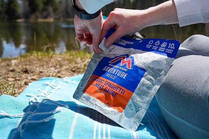 Mountain House Classic Spaghetti with Meat Sauce | Freeze Dried Backpacking & Camping Food |2 Servings