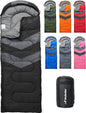 MalloMe Sleeping Bags for Adults Cold Weather & Warm - Backpacking Camping Sleeping Bag for Kids 10-12, Girls, Boys - Lightweight Compact Camping Essentials Gear Accessories Hiking Sleep Must Haves