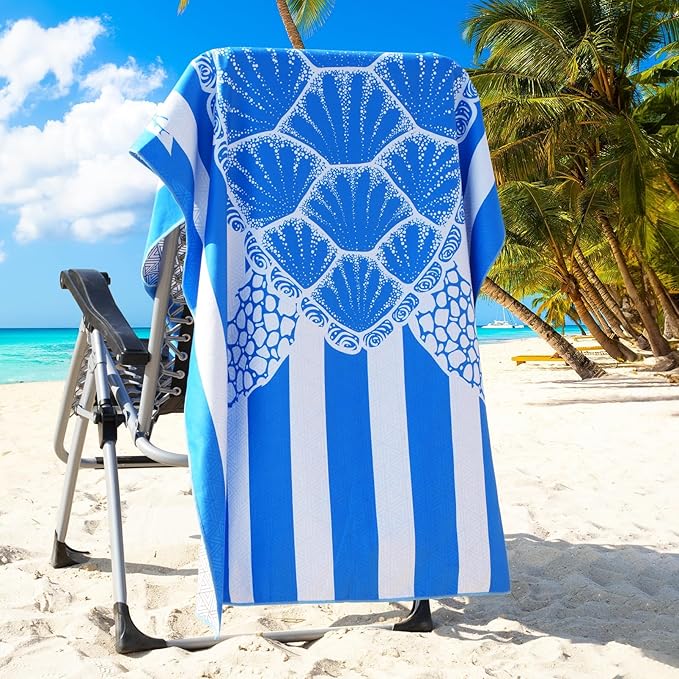2 Packs Microfiber Oversized Beach Towel Lightweight Thin Sandproof Compact Quick Dry Clearance Towels Extra Large Sand Free Pool Travel Beach Essentials Accessories Women Adult Gift Blue Navy Turtle