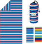 4Monster Microfiber Beach Towel Quick Dry,Super Absorbent Lightweight Travel Towel for Swimmers, Sand Free Camping Towel, Beach Towels for Pool, Swim, Water Sports,Yoga,Gym,Backpacking