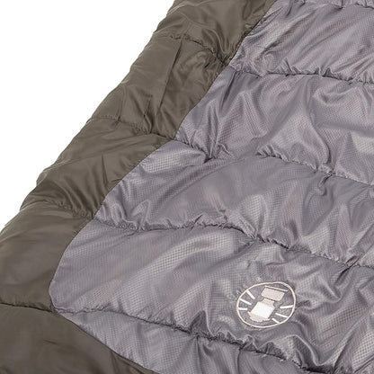 Coleman Big Basin 15°F Big & Tall Sleeping Bag, Cold Weather Sleeping Bag with Snag-Free Zipper & Better Heat Retention, Machine Washable