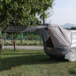 DLUCKY SUV Trunk Tents,SUV Waterproof 3500MM UPF 50+,car Camping Essentials,car Tent Rainproof, Sun Protection Sunshade, and Mesh Transparent Mosquito net