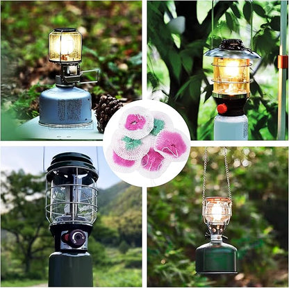 20Pcs Propane Lanterns Mantles 2.6 * 2.8 Inch Small, Gas Lantern Mantles Gas Lamp Mantles Lantern Covers Propane Light Mantles for Lantern Outdoor Camping Hiking Party