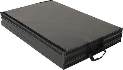 Sunny Health & Fitness Tri-Folding & Puzzle Exercise Mats – Extra Thick, Durable, Non-Slip, Water-Resistant Cushioning for Home Gym, Yoga, MMA, Gymnastics, Cardio, and Core Workouts