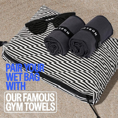 Acteon Wet Dry Bag, Large Travel Water-Resistant Swimsuit & Clothes Organizer, Foldable Pocket Sized Pool, Beach & Gym Bags, Fit for Bikini, Swim Workout Shoes & Towels, Toiletries, Dirty Laundry