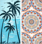 2 Pack Microfiber Beach Towel, Oversized Microfiber Pool Towel 75”x 35”, Sand-Free Beach Towel, Quick Drying Camping Towel, Super Absorbent Bath Towel Blanket, Soft Breathable and Lightweight