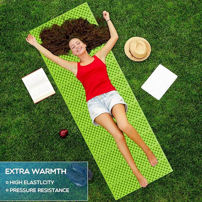 Foam Camping Pads for Sleeping, Foldable Closed Cell Foam Camping Mattress, Waterproof Outdoor Sleeping Mat for Ultralight Backpacking Thru-Hiking