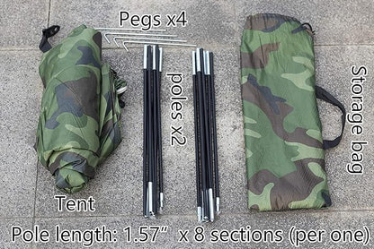 Sutekus Tent Camouflage Patterns Camping Tent Backpacking Tent for Camping Hiking 【Outdoor Equipment】