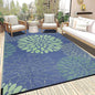 Ileading Reversible Outdoor Rug 6x9Ft Waterproof Patio Rug Carpet Portable Outdoor Plastic Straw Rug Large RV Camping Mat Rug for Patio, Clearance, Deck, Beach, Porch, Camping, Picnic, Colorful