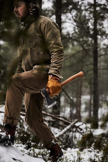 1844 Helko Werk Germany Traditional Rheinland Pack Axe - Made in Germany Compact Lightweight Axe for backpacking camping Long Hatchet - Head 1.5 lbs, Handle 20 in. (Rheinland Pack Axe) #11327
