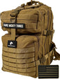 45L Elite Tactical Backpack | 3X Stronger Work & Military Backpack | Water Resistant and Heavy Duty | 3 Day MOLLE Bug Out Bag (Dune Brown)
