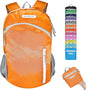 35L Foldable Waterproof Backpack For Outdoor Sports Travel Inside Wet Clothes Compartment Packable For Multiple