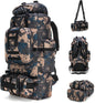 100L Camping Hiking Backpack,Molle military Tactical rucksack backpack,Waterproof Lightweight Hiking Backpack (BlueCp)