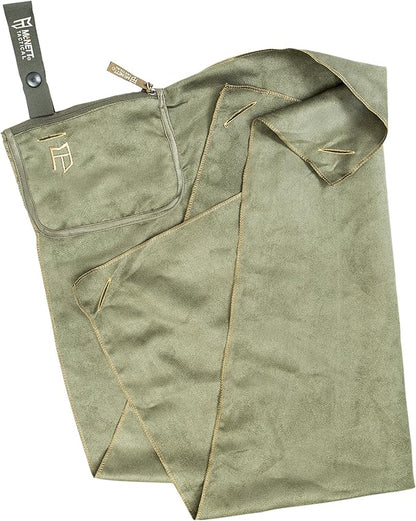 GEAR AID McNett Tactical PT Pod Microfiber Towel for Workouts and Fitness, 20" x 32", OD Green