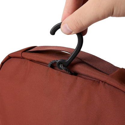 Bellroy Hanging Toiletry Kit (hanging 3 liter toiletry bag for men and women, and designed for travel) - Clay
